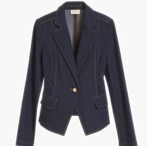 Chico's denim blazer